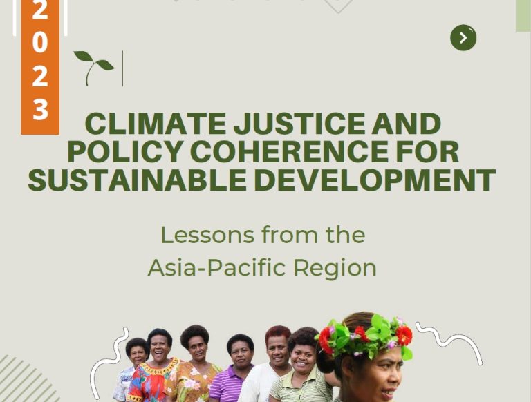 Climate Justice And Policy Coherence For Sustainable Development